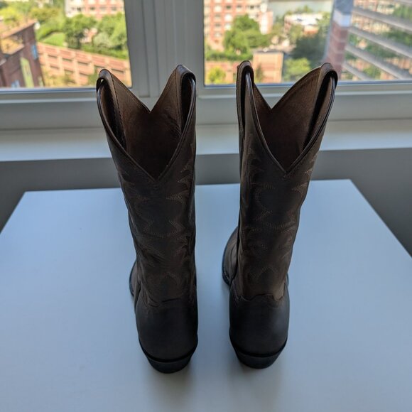 Ariat Heritage R Toe Western Boot - 9 EE (Wide) - Distressed Brown - Picture 8 of 8